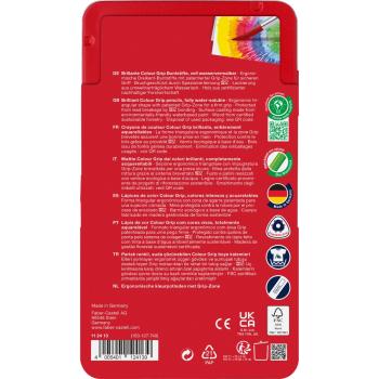 Preview: Faber-Castell Colour Grip Farbstifte 12er Blechetui